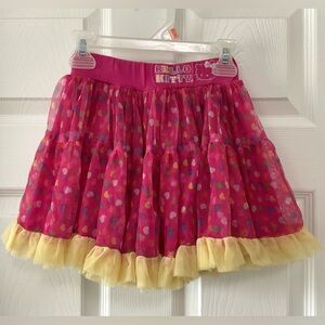 Hello Kitty Kids Pink Tutu with Colorful Dots